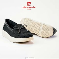  Giày Loafer Nữ Pierre Cardin Mã 289 – Vải Dệt Thoáng Khí & Đế Xuồng Tôn Dáng 