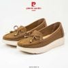  Giày Loafer Nữ Pierre Cardin Mã 289 – Vải Dệt Thoáng Khí & Đế Xuồng Tôn Dáng 