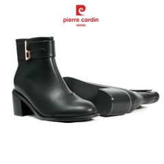 Giày Boots Nữ Pierre Cardin - 296 (Da Thật Cao Cấp, Khóa Gold Sang Trọng)