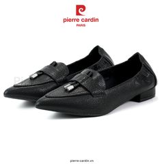  Giày Loafer Nữ Pierre Cardin Mã 305 – Da Nhám Cao Cấp & Mũi Nhọn Thanh Lịch 
