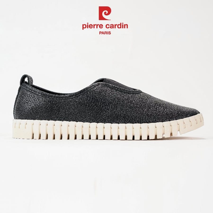 Giày Lười Nữ Pierre Cardin Mã 291 – Da Ánh Kim Thời Thượng & Đế Răng Cưa Độc Đáo