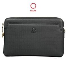  Ví Cầm Tay Nam Oscar - 015 (Clutch Da Phối Vân Cá Sấu Sang Trọng, Thiết Kế Lịch Lãm) 