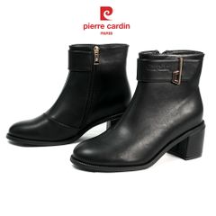 Giày Boots Nữ Pierre Cardin - 296 (Da Thật Cao Cấp, Khóa Gold Sang Trọng)