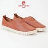  Giày Lười Nữ Pierre Cardin Mã 291 – Da Ánh Kim Thời Thượng & Đế Răng Cưa Độc Đáo 
