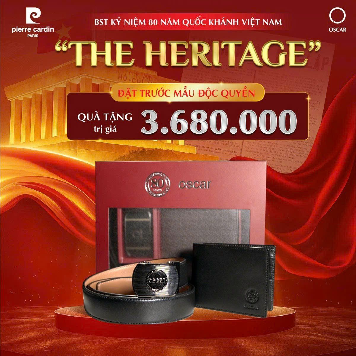  [ QUÀ TẶNG PRE-ODER 80 NĂM ] Combo thắt lương + ví cao cấp 118 