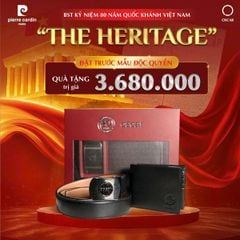  [ QUÀ TẶNG PRE-ODER 80 NĂM ] Combo thắt lương + ví cao cấp 118 