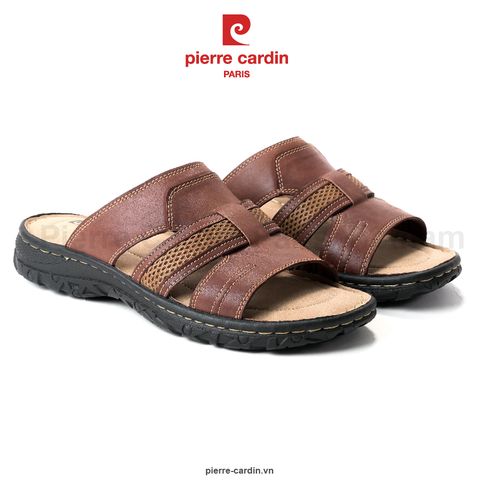  Dép Nam Pierre Cardin Mã 172 - Quai Da Phối Lưới Cao Cấp & Đế Đúc Êm Ái 