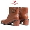  Giày Boots Nữ Pierre Cardin - 267 (Da Thật Cao Cấp, Khóa Gold Sang Trọng) 