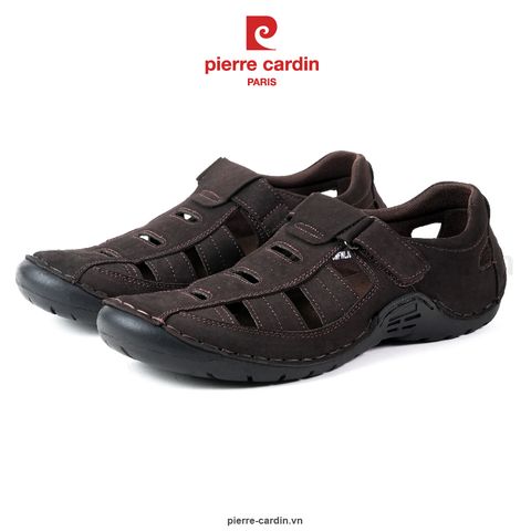  Giày Sandal Nam Bít Mũi Pierre Cardin Mã 819 – Da Nubuck Bụi Bặm & Thiết Kế Bảo Vệ Toàn Diện 
