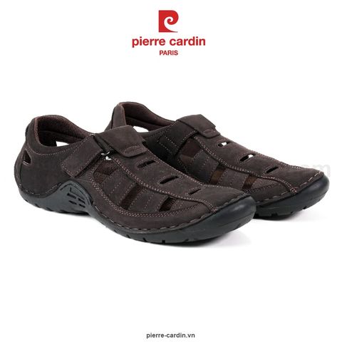  Giày Sandal Nam Bít Mũi Pierre Cardin Mã 819 – Da Nubuck Bụi Bặm & Thiết Kế Bảo Vệ Toàn Diện 