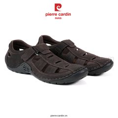  Giày Sandal Nam Bít Mũi Pierre Cardin Mã 819 – Da Nubuck Bụi Bặm & Thiết Kế Bảo Vệ Toàn Diện 