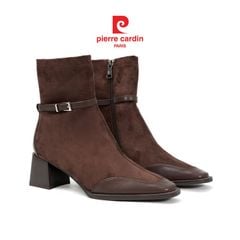  Giày boots nữ Pierre Cardin đế vuông cao 5cm - 294 