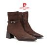  Giày boots nữ Pierre Cardin đế vuông cao 5cm - 294 