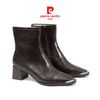  Giày boots nữ Pierre Cardin đế vuông cao 5cm - 295 