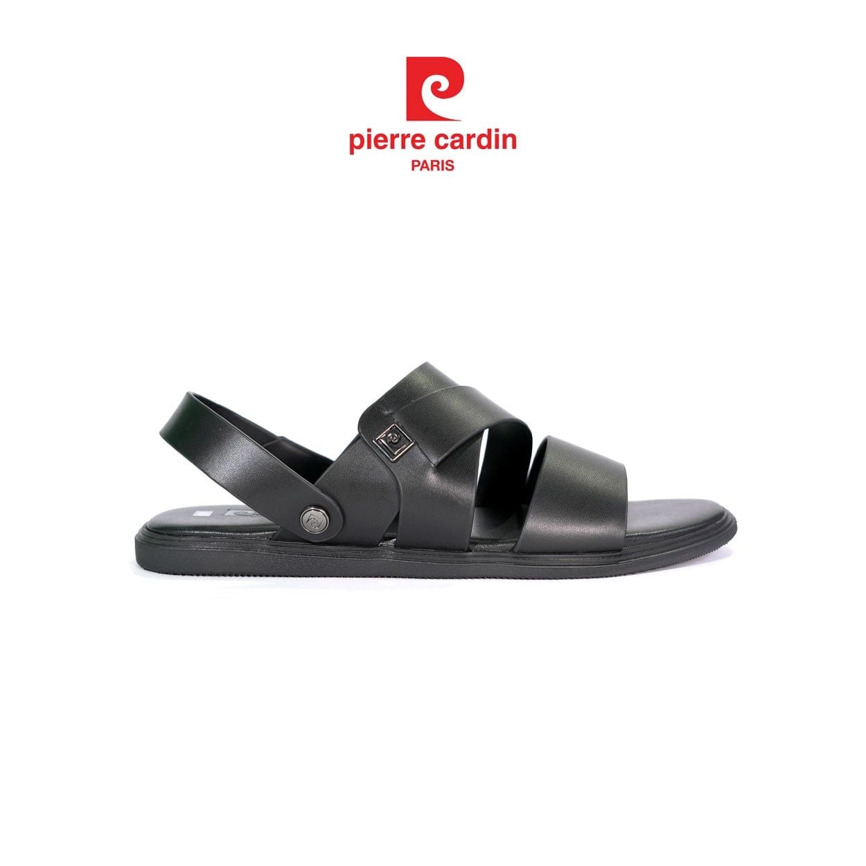 Giày Sandal Nam Pierre Cardin Mã 168 - Phong Cách Mạnh Mẽ Với Điểm Nhấn Khóa Cài Kim Loại