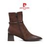  Giày boots nữ Pierre Cardin đế vuông cao 5cm - 294 