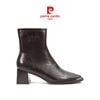  Giày boots nữ Pierre Cardin đế vuông cao 5cm - 295 