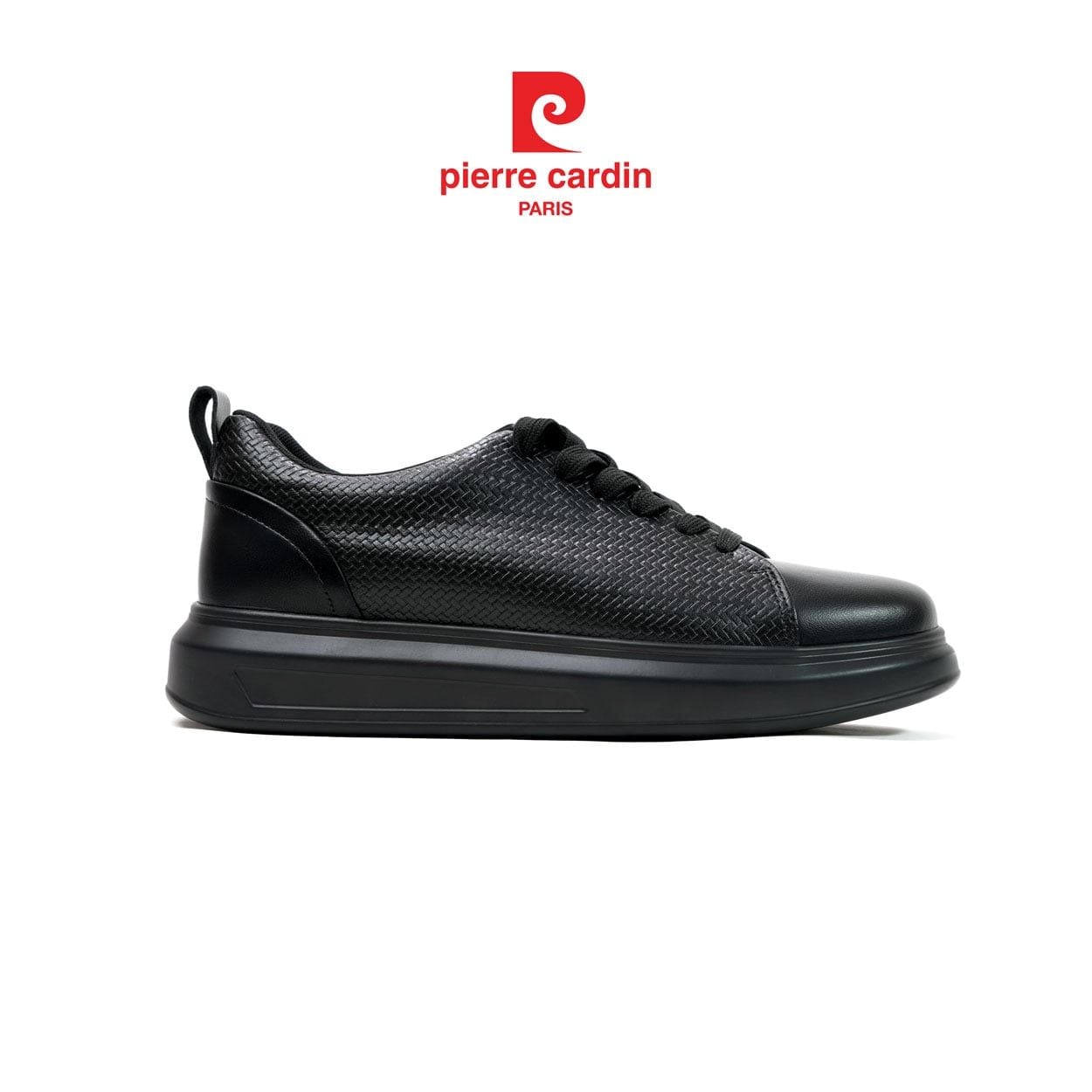 Giày Sneaker Pierre Cardin Mã 914 – Sắc Trắng Tinh Khôi & Chất Liệu Vải Dệt Êm Ái