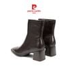  Giày boots nữ Pierre Cardin đế vuông cao 5cm - 295 