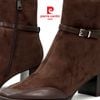  Giày boots nữ Pierre Cardin đế vuông cao 5cm - 294 