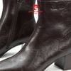  Giày boots nữ Pierre Cardin đế vuông cao 5cm - 295 