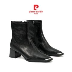  Giày boots nữ Pierre Cardin đế vuông cao 5cm - 295 