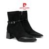  Giày boots nữ Pierre Cardin đế vuông cao 5cm - 294 
