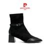  Giày boots nữ Pierre Cardin đế vuông cao 5cm - 294 