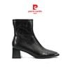  Giày boots nữ Pierre Cardin đế vuông cao 5cm - 295 