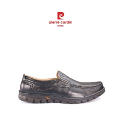Giày mọi nam Pierre Cardin da bò thật, họa tiết da nổi, đế cao su 821