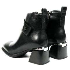 Giày Boots Nữ Pierre Cardin - 300 (Da PU Cao Cấp, Thiết Kế Gót Khối Hình Học Hiện Đại)