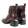  Giày Boots Nữ Pierre Cardin - 300 (Da Thật Cao Cấp, Thiết Kế Gót Khối Hình Học Hiện Đại) 