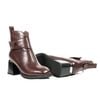 Giày Boots Nữ Pierre Cardin - 300 (Da Thật Cao Cấp, Thiết Kế Gót Khối Hình Học Hiện Đại) 