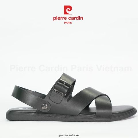  Giày Sandal Nam Pierre Cardin Mã 168 - Phong Cách Mạnh Mẽ Với Điểm Nhấn Khóa Cài Kim Loại 