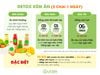 Gói detox nhẹ bụng, êm dịu cho dạ dày