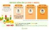 Gói detox nhẹ bụng, êm dịu cho dạ dày