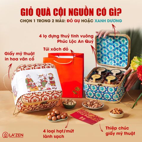 Giỏ quà Tết CỘI NGUỒN
