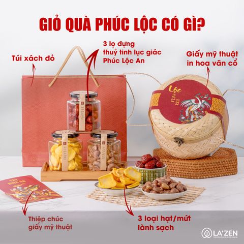 Giỏ quà Tết PHÚC LỘC