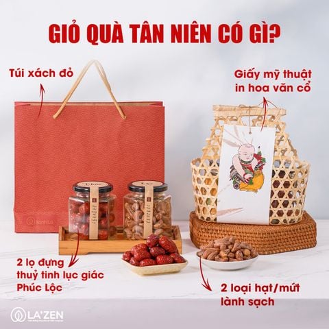 Giỏ quà Tết TÂN NIÊN