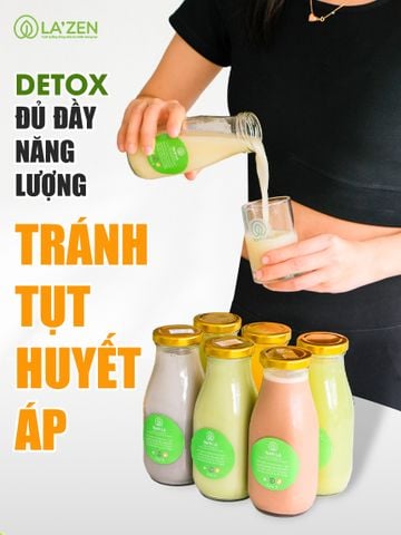 Gói detox đủ đầy năng lượng, tránh tụt huyết áp