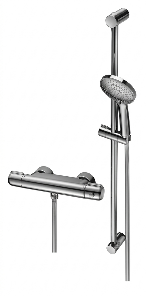 Bộ cây sen tắm nóng lạnh, bao gồm củ sen nhiệt độ, cây sen , bát sen và tay sen, hiệu Schell