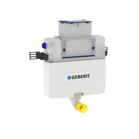 Két nước âm tường Geberit Omega 12 cm, 6 / 3 lít, chiều cao lắp đặt 82 cm 109043001