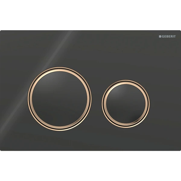 Mặt nạ nhấn xả Geberit Sigma21, xả kép, màu  vàng đỏ và đen 115650SJ1