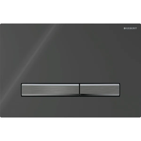 Mặt nạ nhấn xả Geberit Sigma50, xả kép, màu  chrome đen và đen 115671DW2