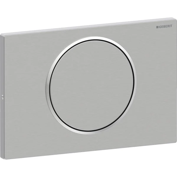 Mặt nạ nhấn xả Geberit Sigma10, chỉ xả khi nhấn, màu chrome xước và bóng 115787SN5