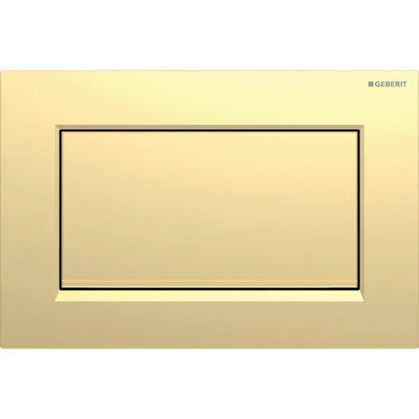 Mặt nạ nhấn xả Geberit Sigma30, xả dừng và xả ( chỉ xả khi nhấn), màu vàng 115893451.