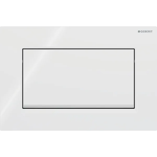 Mặt nạ nhấn xả Geberit Sigma30, xả dừng và xả, màu trằng và chrome  115893KJ1