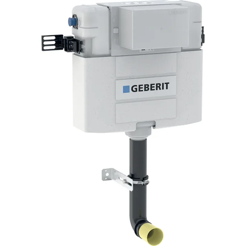 Két nước âm tường Geberit Alpha 12 cm, 4 / 3 lít, chiều cao lắp đặt 109 cm 224083001