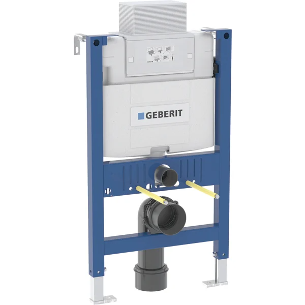 Khung treo tường Geberit Duofix cho bàn cầu treo tường, 82 cm/ 82cm, với két nước âm tường Alpha 12 cm, 4 / 3 lít 224096001.