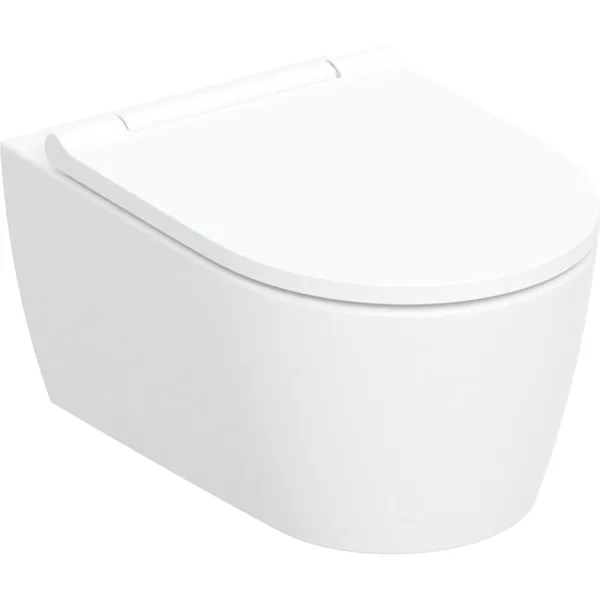Bộ bàn cầu treo tường(kèm nắp), hiệu GEBERIT, dòng ONE, màu trắng 500202011